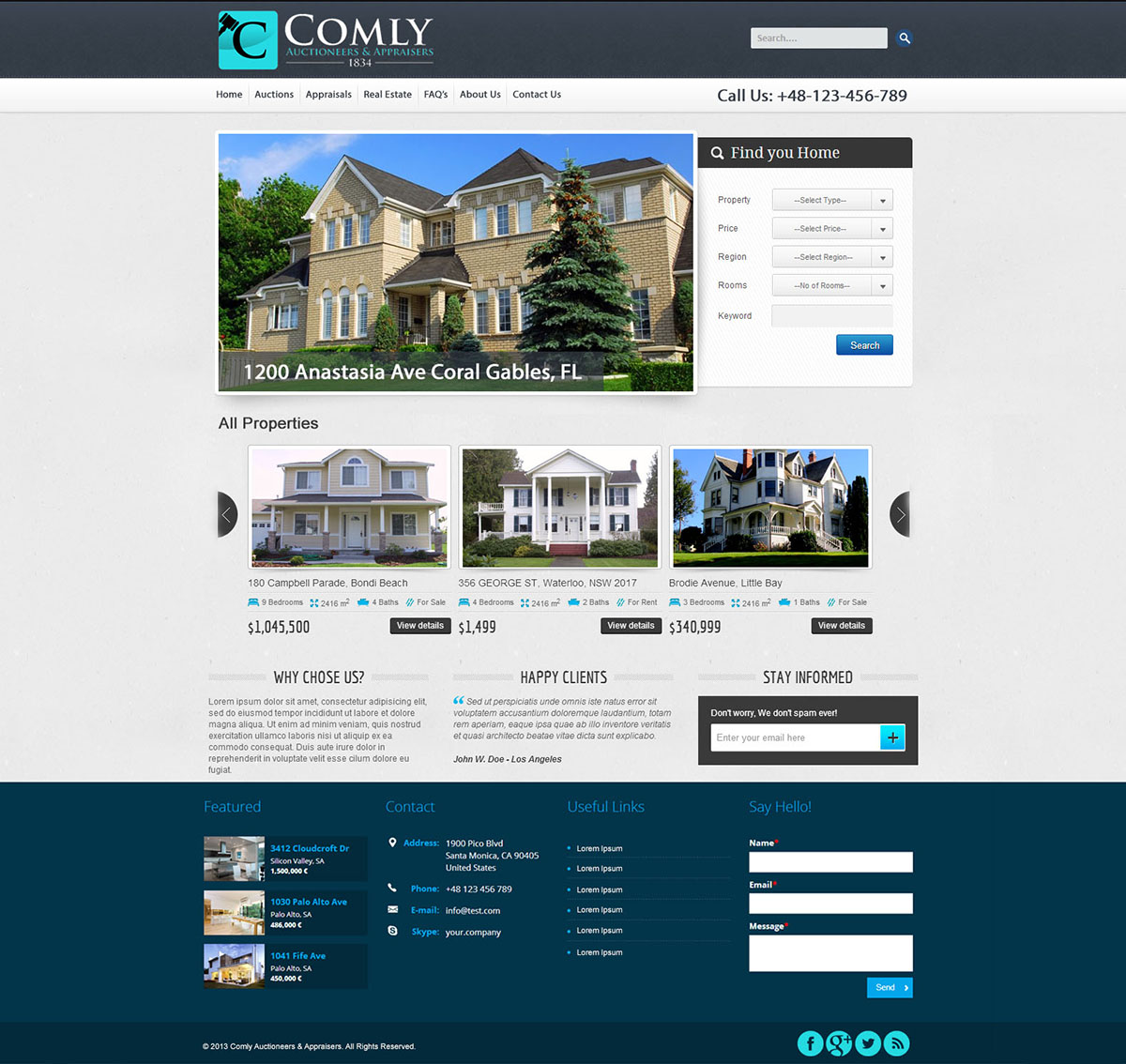 Wordpress Design by Xtilez for AuctionServices.com, Inc. | Design #2205003