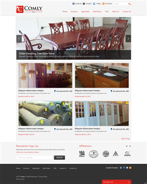 Wordpress Design by pb for AuctionServices.com, Inc. | Design: #2205894