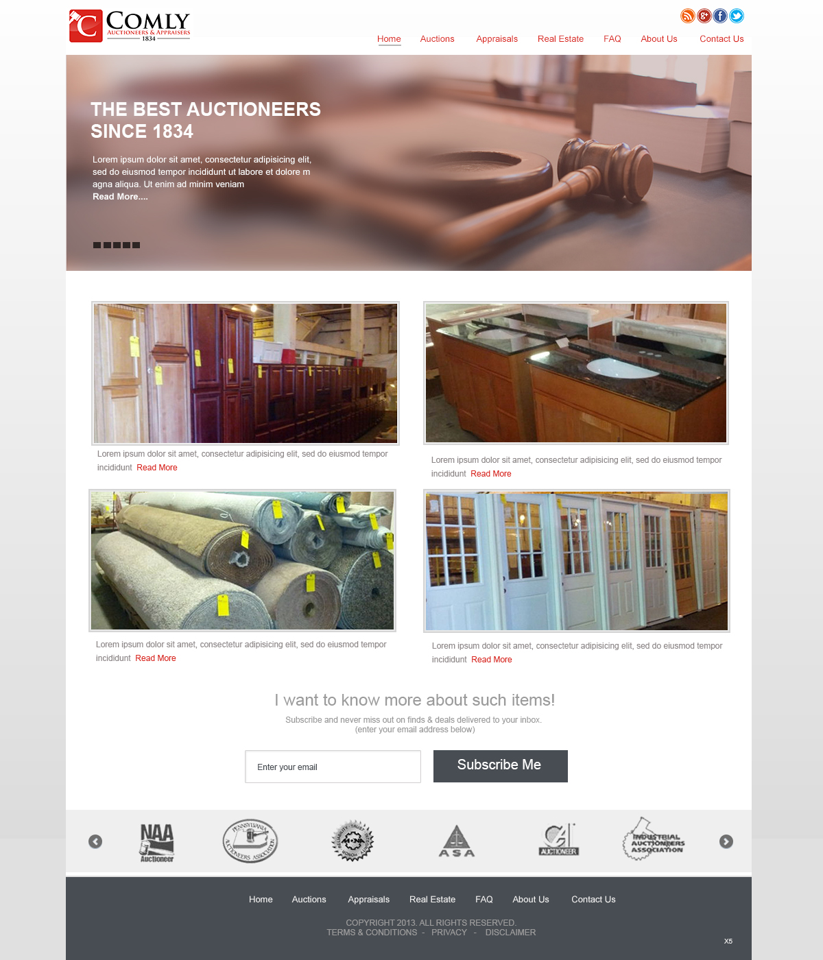 Diseño Wordpress por pb para AuctionServices.com, Inc. | Diseño #2211995