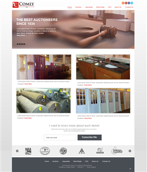 Wordpress Design by pb for AuctionServices.com, Inc. | Design: #2211995