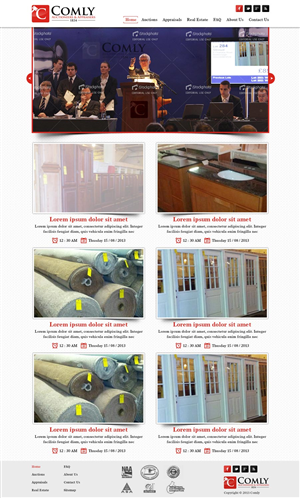 Wordpress Design by Creative Usha for AuctionServices.com, Inc. | Design: #2225412