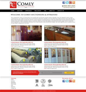 Wordpress Design by Tanvir for AuctionServices.com, Inc. | Design: #2208344