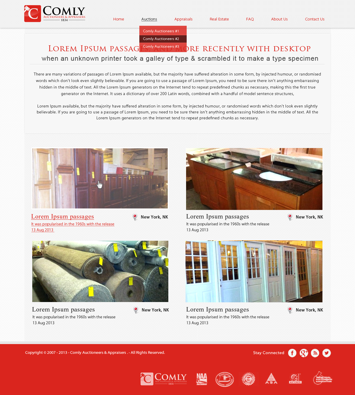 Wordpress Design by Creative X Designs for AuctionServices.com, Inc. | Design #2216013