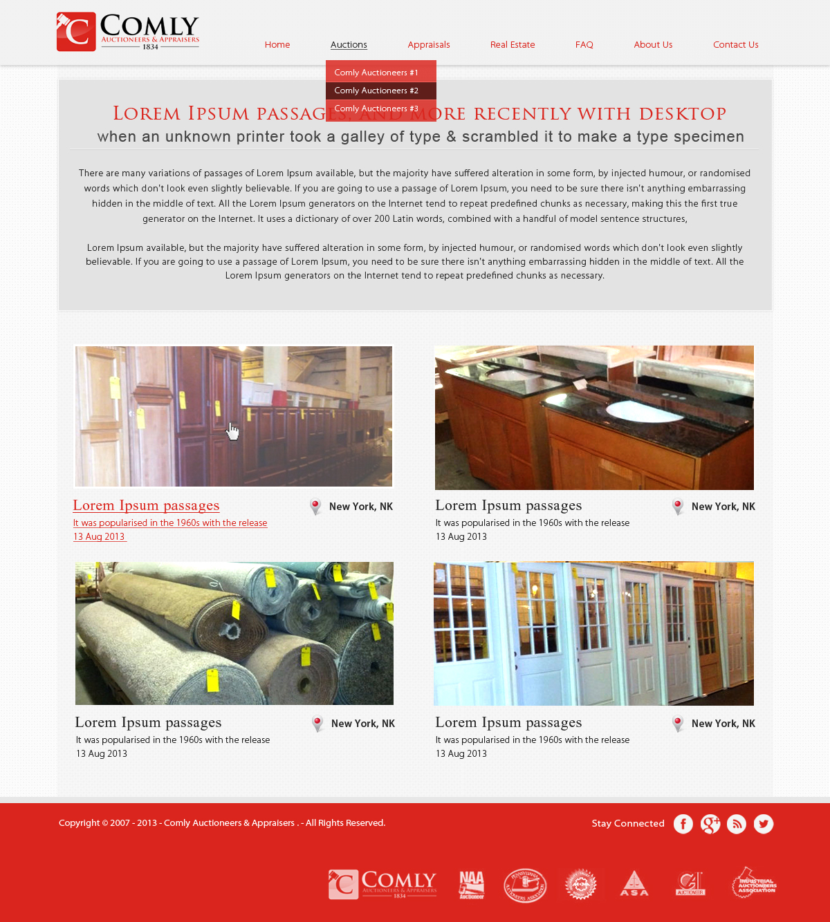 Wordpress Design by Creative X Designs for AuctionServices.com, Inc. | Design #2222580