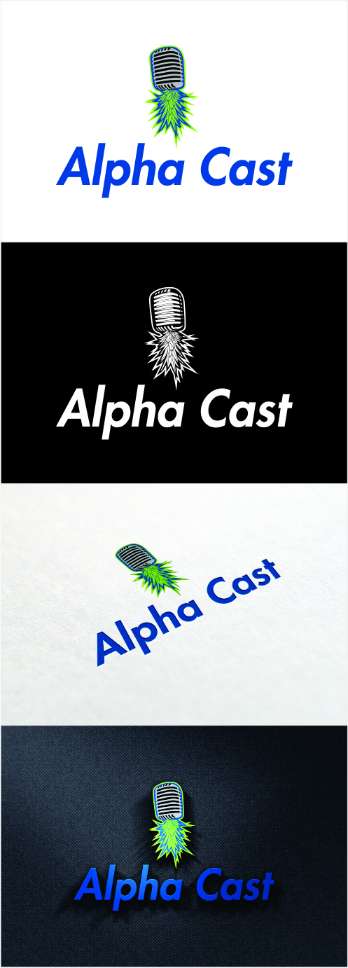 Podcast Design by DG for Alpha Cast Media | Design #10487839