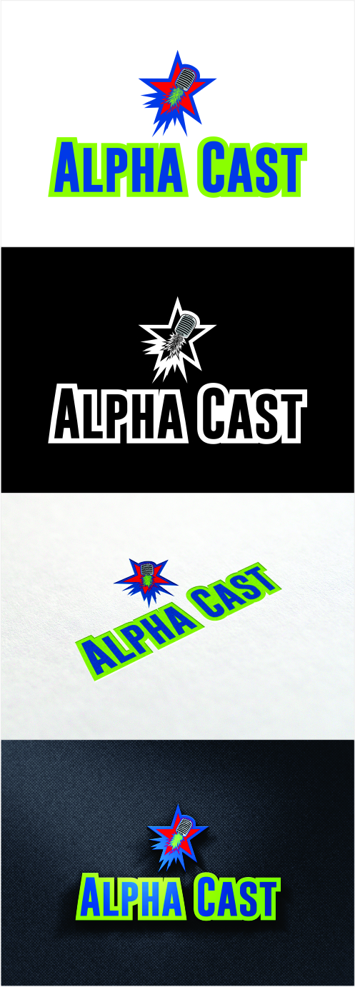Podcast Design by DG for Alpha Cast Media | Design #10487840