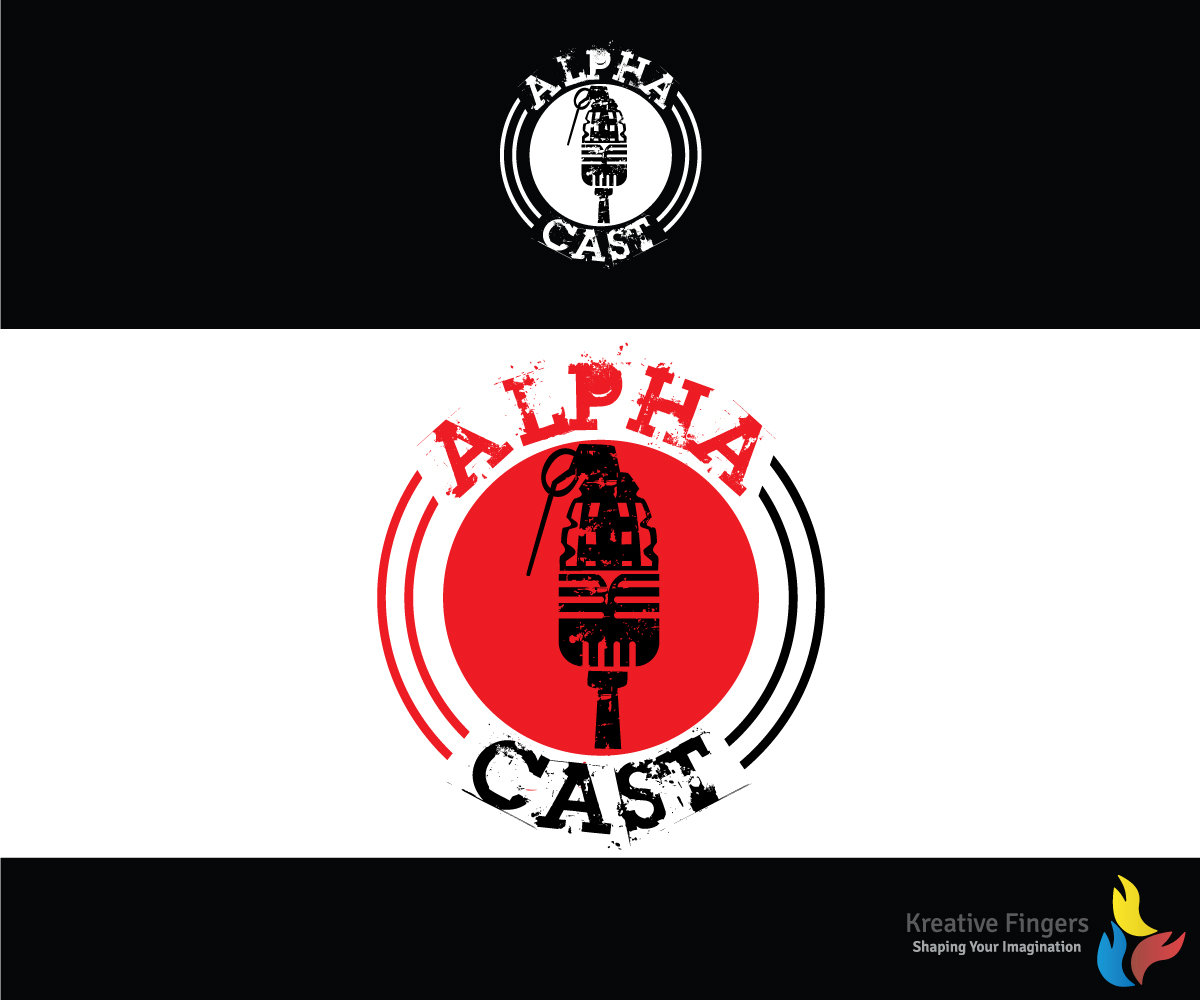 Podcast Design by Kreative Fingers for Alpha Cast Media | Design #10487844