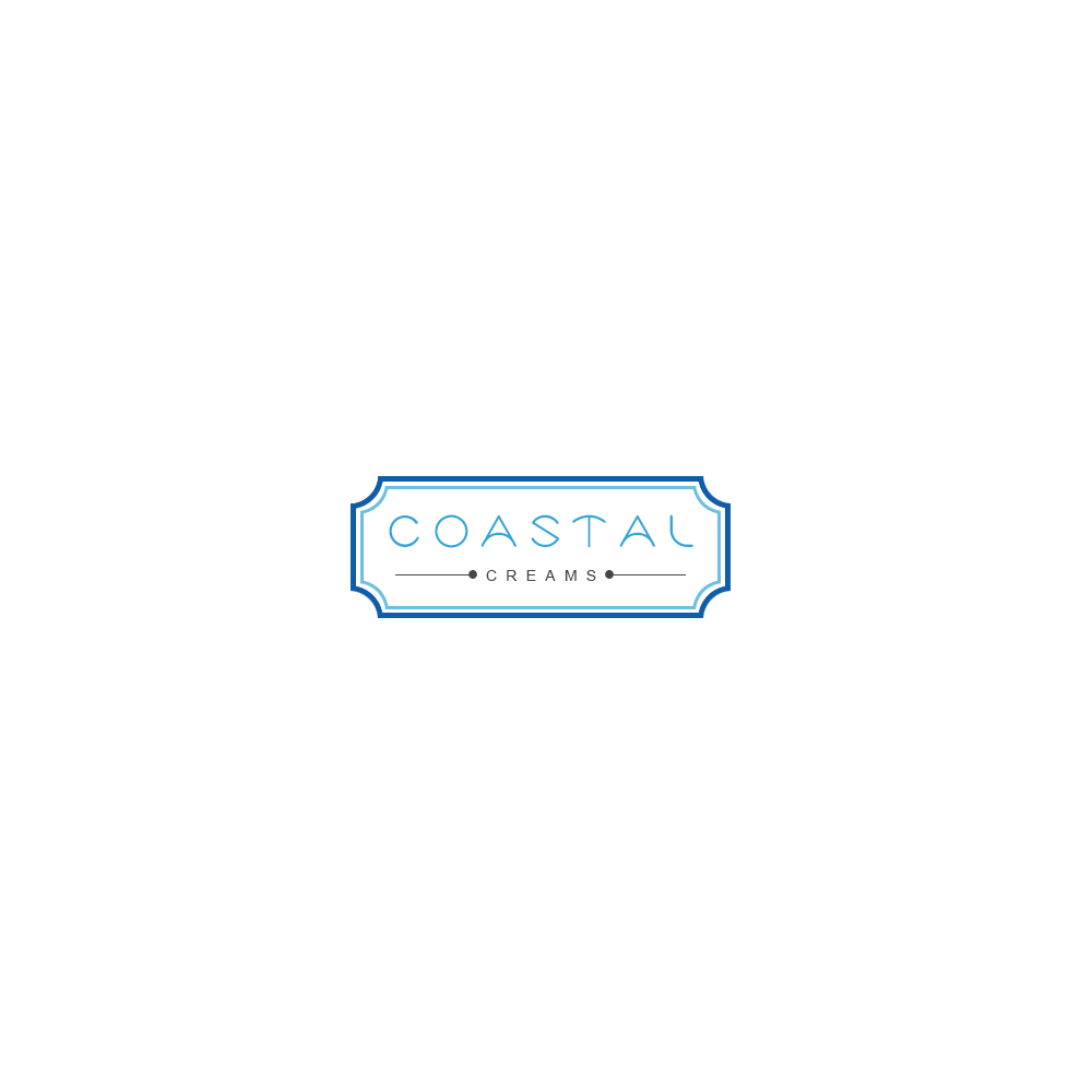 Diseño de Logo por Designtraffix para Coastal Creams | Diseño #10476440