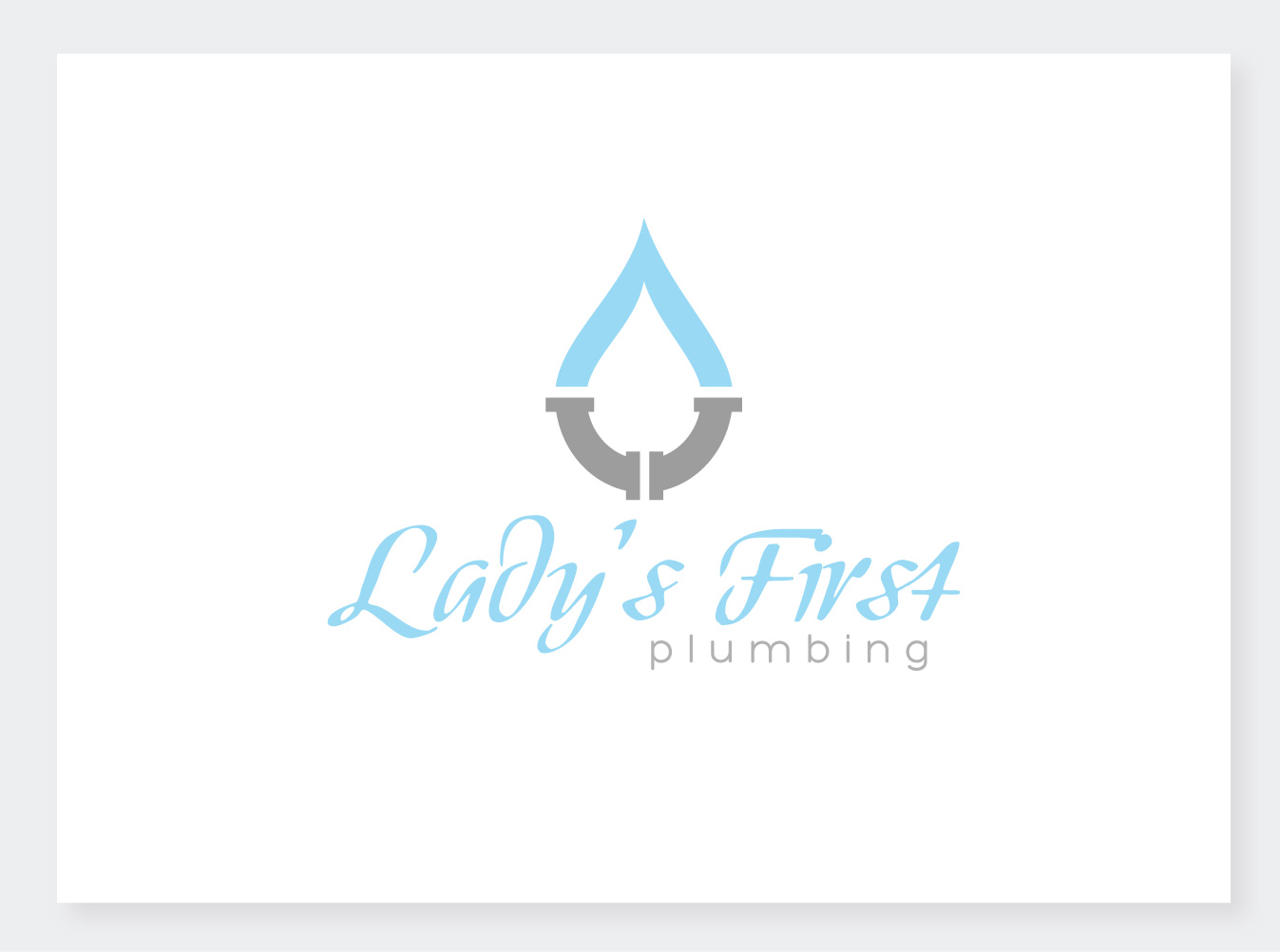 Diseño de Logo por firesorcerer para Ladys First Plumbing | Diseño #10583017