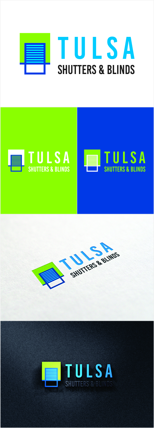 Logo Design by DG for Tulsa Shutters & Blinds | Design #10487847