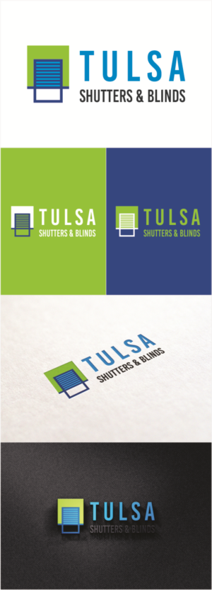 Logo Design by DG for Tulsa Shutters & Blinds | Design: #10487847