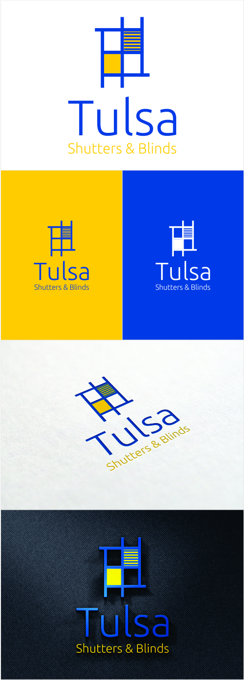 Logo Design by DG for Tulsa Shutters & Blinds | Design #10487848