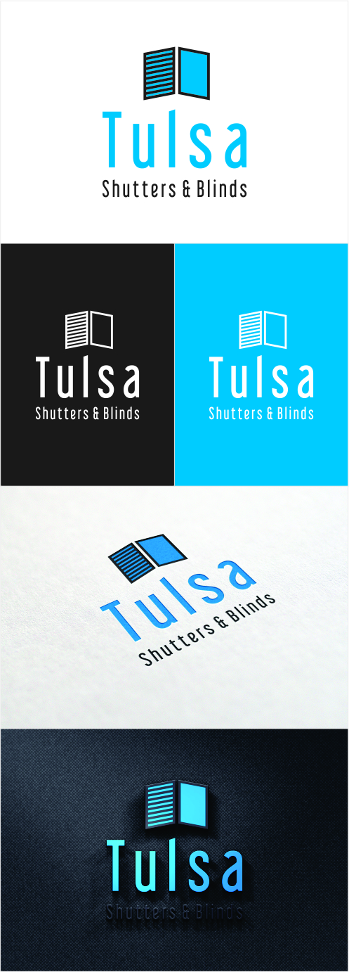 Logo Design by DG for Tulsa Shutters & Blinds | Design #10487849