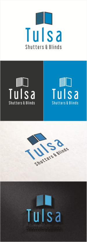 Logo Design by DG for Tulsa Shutters & Blinds | Design: #10487849