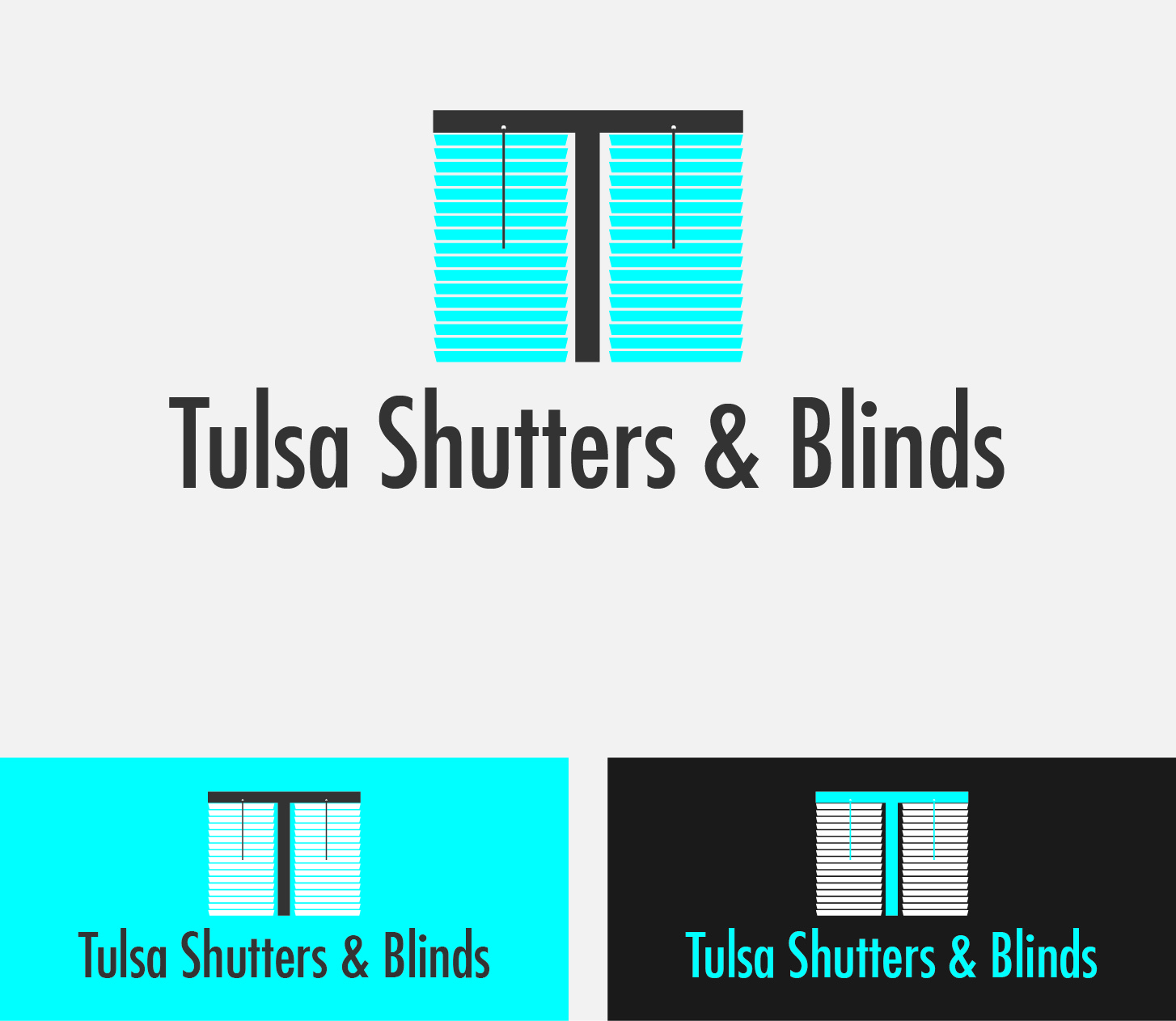 Logo Design by venzongraphix for Tulsa Shutters & Blinds | Design #10474274