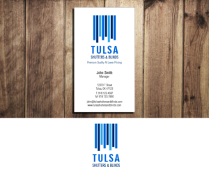 Logo Design by DZINO for Tulsa Shutters & Blinds | Design: #10510136