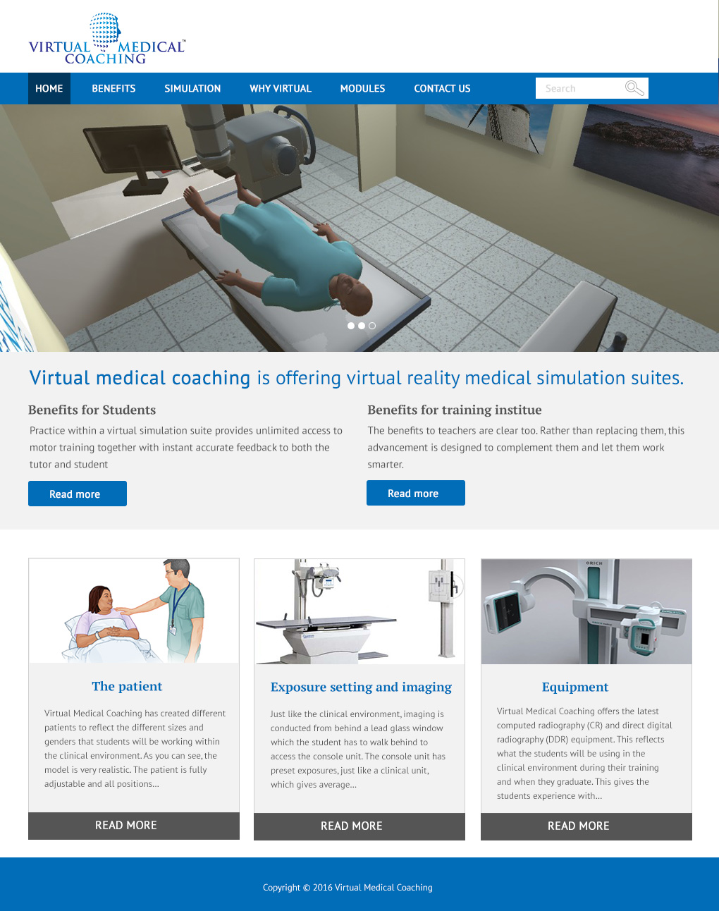 Web Design by Hetal  for Virtual Medical Coaching Limited | Design #10506634