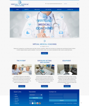 Web Design by pb for Virtual Medical Coaching Limited | Design: #10486531