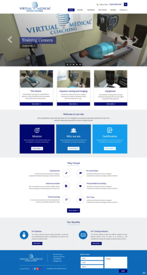 Web Design by pb for Virtual Medical Coaching Limited | Design: #10486535