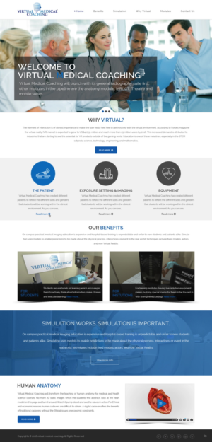 Web Design by pb for Virtual Medical Coaching Limited | Design: #10486541