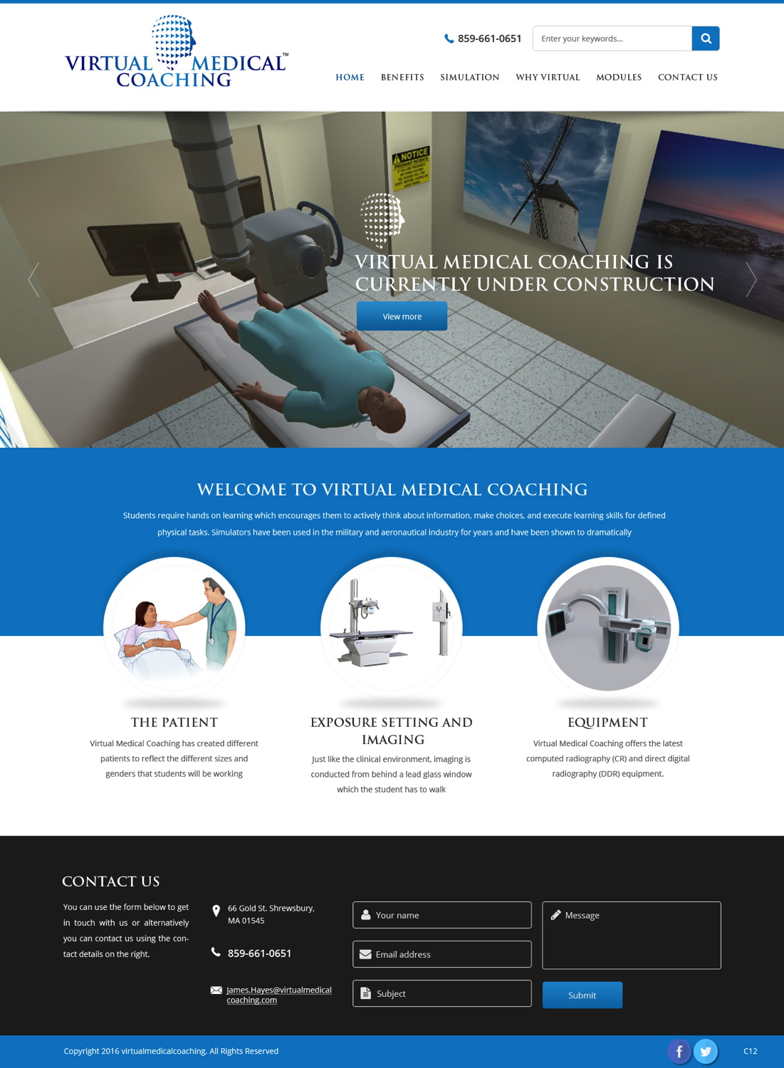 Web Design by pb for Virtual Medical Coaching Limited | Design #10486543