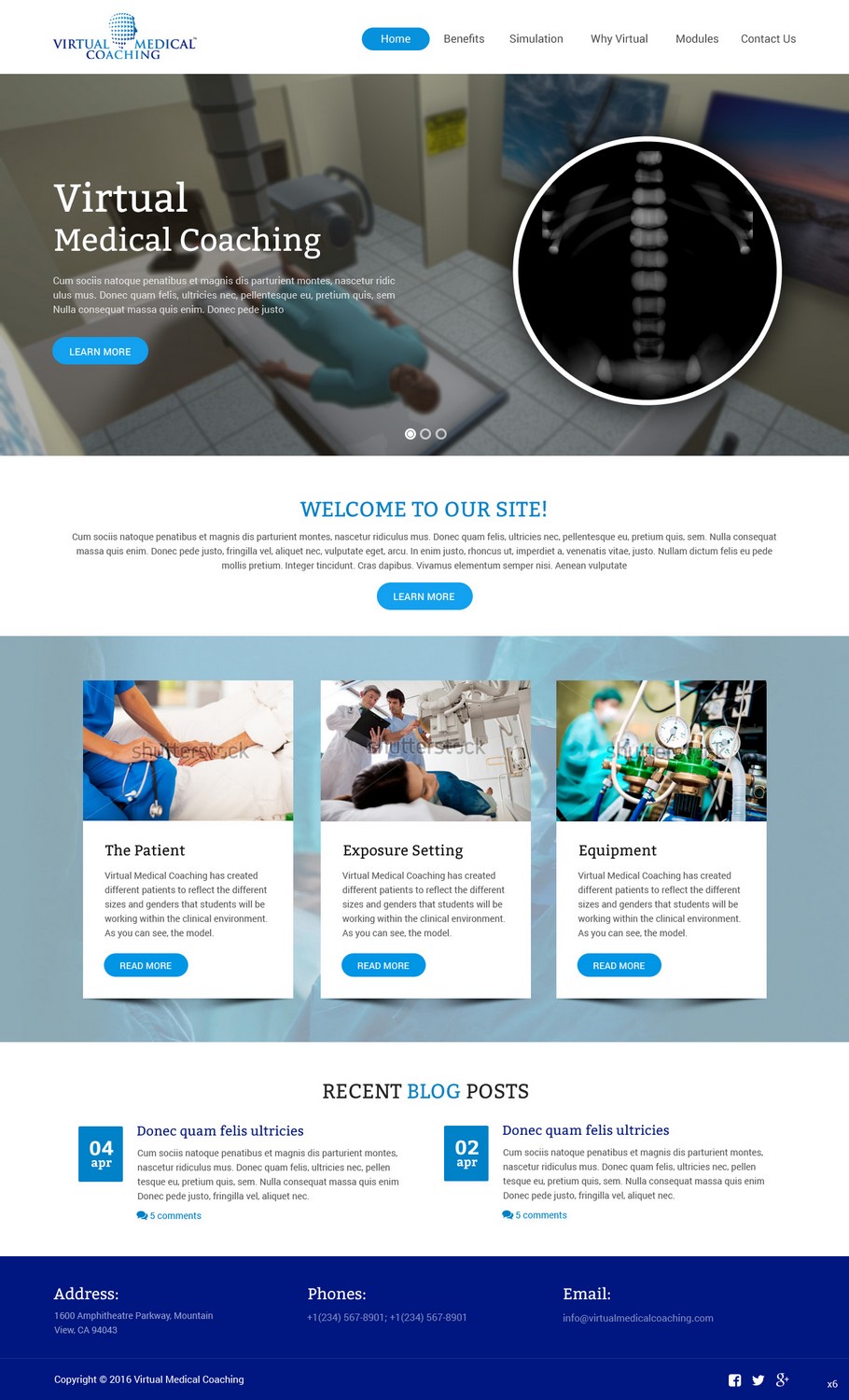 Web Design par pb pour Virtual Medical Coaching Limited | Design #10487640