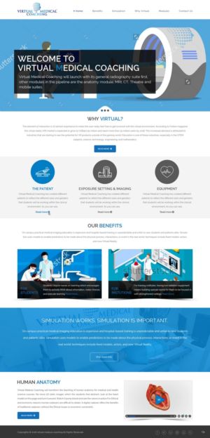 Web Design by pb for Virtual Medical Coaching Limited | Design: #10498452
