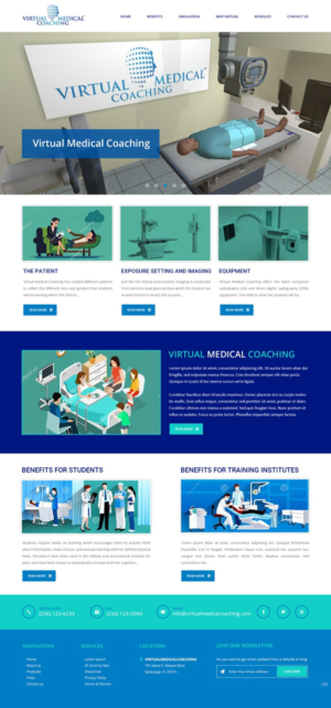Web Design by pb for Virtual Medical Coaching Limited | Design: #10498453