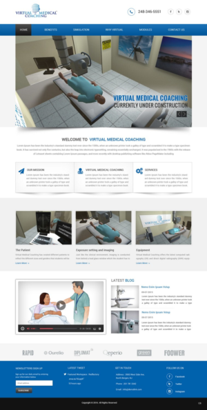 Web Design by pb for Virtual Medical Coaching Limited | Design: #10498455