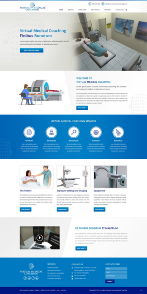 Web Design by pb for Virtual Medical Coaching Limited | Design: #10498456