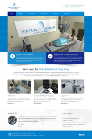 Web Design by pb for Virtual Medical Coaching Limited | Design: #10498459