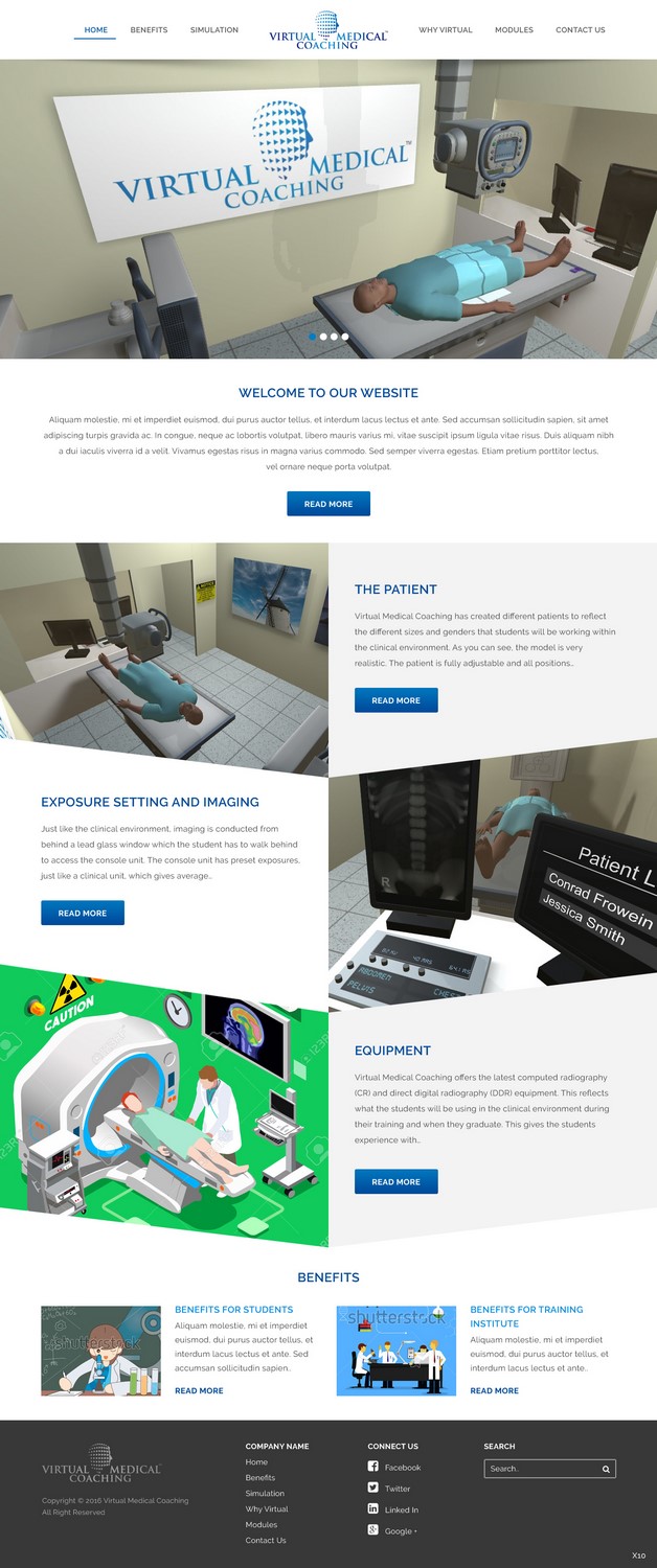 Web Design by pb for Virtual Medical Coaching Limited | Design #10503013