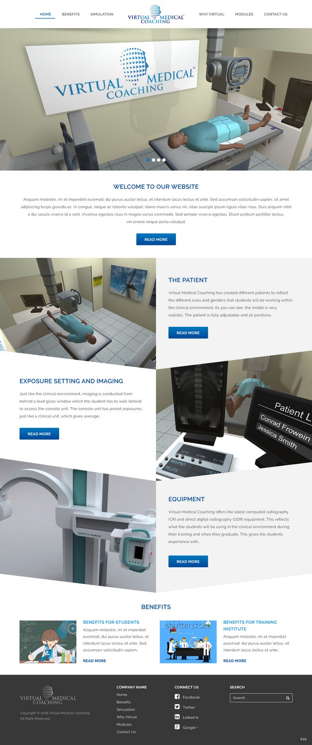 Web Design by pb for Virtual Medical Coaching Limited | Design #10540698