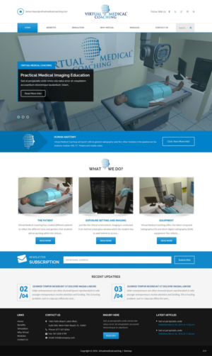 Web Design by pb for Virtual Medical Coaching Limited | Design: #10540699