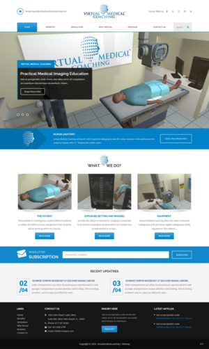Web Design by pb for Virtual Medical Coaching Limited | Design: #10557426