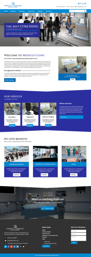 Web Design by Xclusive Designers for Virtual Medical Coaching Limited | Design: #10508734