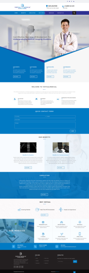 Web Design by Da Miracle for Virtual Medical Coaching Limited | Design: #10497146