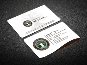 Business Card Design by Verified artistry (Design garden) for Law Office of D.L. Drain, P.A. | Design: #10491910