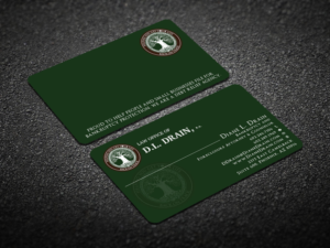 Business Card Design by Verified artistry (Design garden) for Law Office of D.L. Drain, P.A. | Design: #10491912