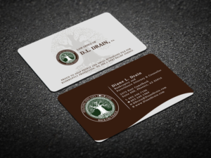 Business Card Design by Verified artistry (Design garden) for Law Office of D.L. Drain, P.A. | Design: #10491916