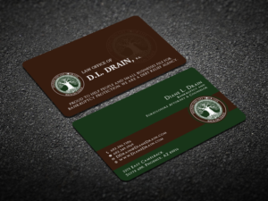 Visitenkarten-Design von Verified artistry (Design garden) für Law Office of D.L. Drain, P.A. | Design: #10491928