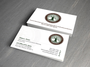 Visitenkarten-Design von Creations Box 2015 für Law Office of D.L. Drain, P.A. | Design: #10486841