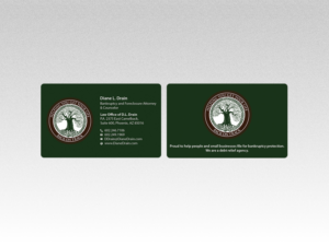 Visitenkarten-Design von Creations Box 2015 für Law Office of D.L. Drain, P.A. | Design: #10486850
