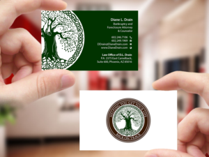 Visitenkarten-Design von Creations Box 2015 für Law Office of D.L. Drain, P.A. | Design: #10486851