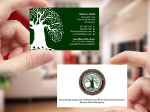 Visitenkarten-Design von Creations Box 2015 für Law Office of D.L. Drain, P.A. | Design: #10486853