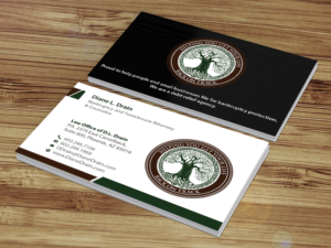Visitenkarten-Design von Creations Box 2015 für Law Office of D.L. Drain, P.A. | Design: #10486854