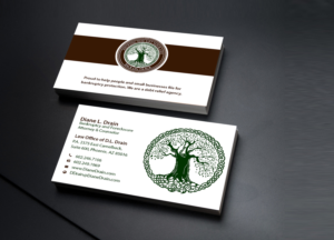Business Card Design by Creations Box 2015 for Law Office of D.L. Drain, P.A. | Design: #10486876