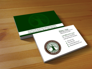 Business Card Design by Creations Box 2015 for Law Office of D.L. Drain, P.A. | Design: #10486877