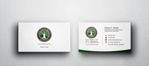 Visitenkarten-Design von artgallery077 für Law Office of D.L. Drain, P.A. | Design: #10499440