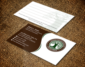 Business Card Design by Brand aid for Law Office of D.L. Drain, P.A. | Design #10484471
